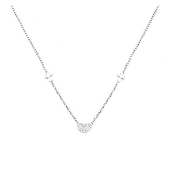 Necklace Amen Woman Prega, Ama in Silver CLCHZB3 - CLCHZB3